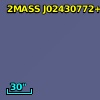 2MASS J02430772+0032289