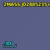 2MASS J02485235+0108334