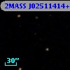 2MASS J02511414+0047500