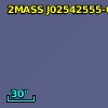 2MASS J02542555-0024183