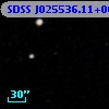 SDSS J025536.11+002307.0
