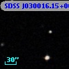 SDSS J030016.15+000841.6