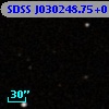 SDSS J030248.75+011118.9