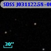 SDSS J031122.58-005404.4