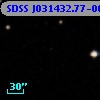 SDSS J031432.77-002543.8