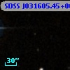 SDSS J031605.45+002727.4