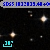 SDSS J032038.40+002121.6