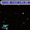 SDSS J032101.28+004408.7