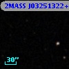 2MASS J03251322+0001030