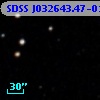 SDSS J032643.47-010723.7