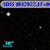 SDSS J032922.17+002234.0