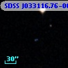 SDSS J033116.76-003736.2