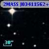 2MASS J03411562+0049578