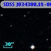 SDSS J034300.18-001356.8