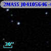 2MASS J04105646-0548526