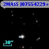 2MASS J07554229+2214230