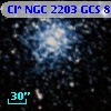 Cl* NGC 2203    GCS       8