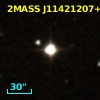 2MASS J11421207+2646074