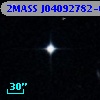 2MASS J04092782-0007406