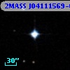 2MASS J04111569-0505534