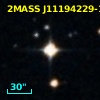 2MASS J11194229-1957034