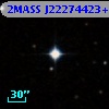 2MASS J22274423+0210004