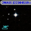 2MASS J22304519+0101330