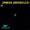 2MASX J00302115-2623043