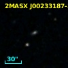 2MASX J00233187-3042038