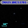 2MASX J00211701-3101282