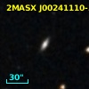 2MASX J00241110-3304170