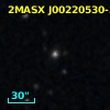 2MASX J00220530-3300453