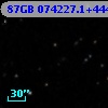87GB 074227.1+444555