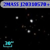2MASS J20310570+4128343