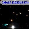 2MASS J20331717+4100153