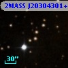 2MASS J20304301+4050332