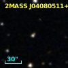 2MASS J04080511+2321395