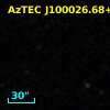 AzTEC J100026.68+023753.7