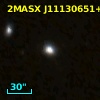 2MASX J11130651+6138180