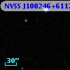 NVSS J100246+611255