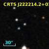 2MASS J22221431+0100597