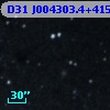 D31 J004303.4+415116.0
