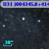 D31 J004345.0+414431.9