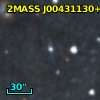 2MASS J00431130+4144239