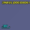2MASS J00030406-0419378