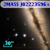 2MASS J02223596+4220194
