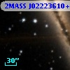 2MASS J02223610+4219053