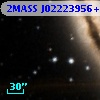 2MASS J02223956+4220006