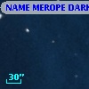 NAME MEROPE DARK CLOUD