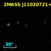 2MASS J11020721+3617523